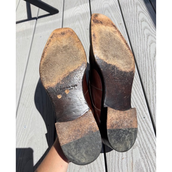 To Boot Brown Leather Oxfords - Picture 10 of 10